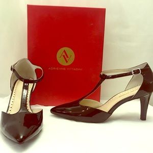 Adrienne Vittadini Cecelia T-strap Pump